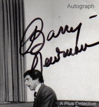 Barry Newman Autogrammkarte