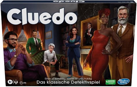 Cluedo Brettspiel, neu gestaltetes Cluedo für 2–6 Spieler, Detektivspiel, Familienspiel für Kinder und Erwachsene  - Jetzt bei Amazon kaufen*