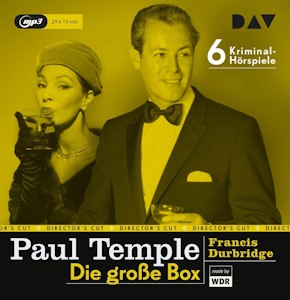 Paul Temple – Die große Box: Die Original-Radiofassungen mit René Deltgen, Annemarie Cordes u.v.a. (6 mp3-CDs)