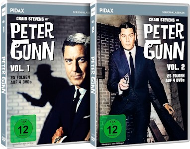 Peter Gunn - Gesamtedition / 50 Folgen der Kult-Krimiserie mit Craig Stevens auf 8 DVDs (Pidax Serien-Klassiker)