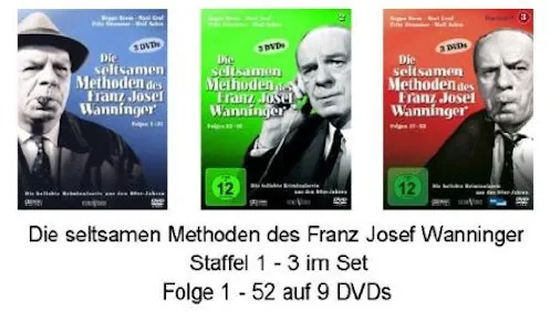 Die seltsamen Methoden des Franz Josef Wanninger, Folgen (01-52) Komplett-Set 9 DVDs
