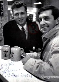 Edd Byrnes aka Kookie mit seiner deutschen Synchronstimme Hans Clarin.