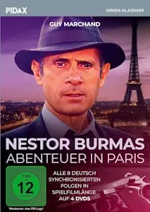 Nestor Burmas Abenteuer in Paris / Alle 8 deutsch synchronisierten Folgen der Krimiserie nach den Romanen von Léo Malet (Pidax Serien-Klassiker) [4 DVDs] 